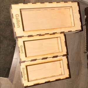 Wooden Measuring Box Set